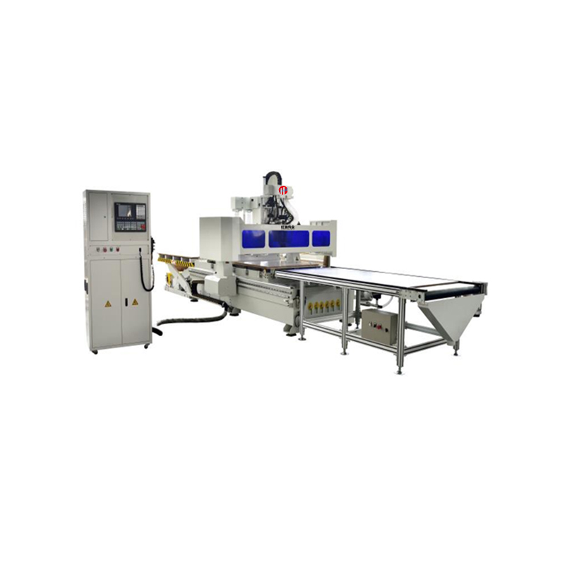 Automatic loading and unloading processing center