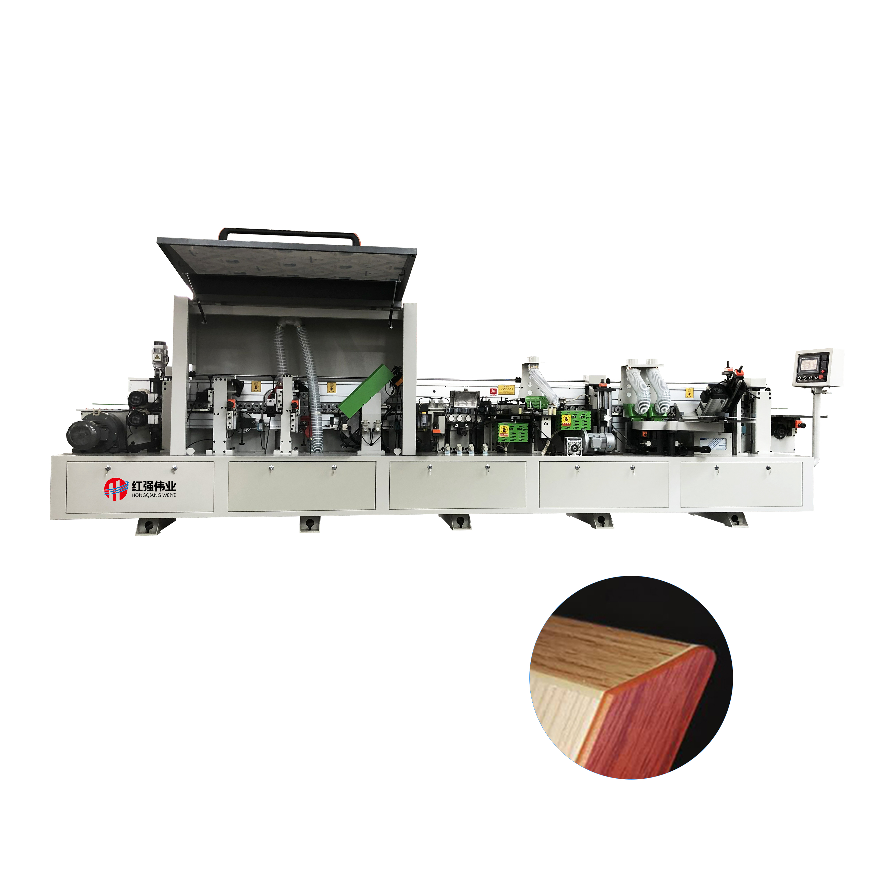 45 degrees bevel automatic edge banding machine 